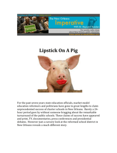 Lipstick On A Pig - theneworleansimperative