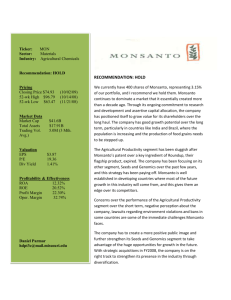 Monsanto - Daniel Parmar