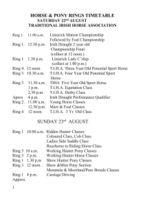 Schedule 2015 - Limerick Show