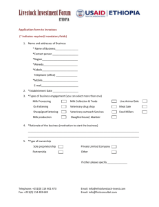 Downloadable Application form to Investees - ethiolivestock