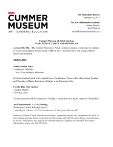 March 2015 Programs and Events Press Release