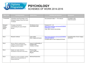 IB Psychology SoW updated 14 aug
