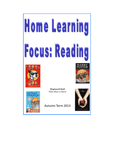 Home Learning - Maplewell Hall School