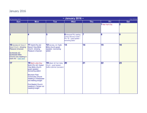 January 2016 US Calendar with Holidays