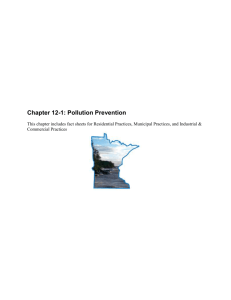 Chapter 12-1: Pollution Prevention