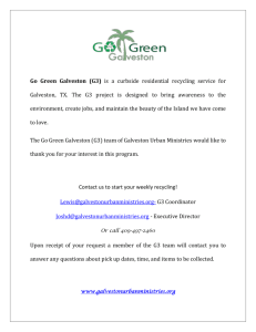 Go Green Galveston (G3) - Galveston Urban Ministries