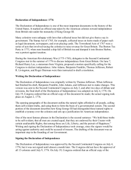 Personal Journey Essay Essay Compare And Contrast The First And Second Continental Declaration Of Independence The Declaration Of Ancient Greek Essay also Career Goals Essay Sample Essays On The Declaration Of Independence The Declaration Of Animal Farm Essay Question