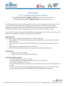 2015-16 AEP Application Form - ASDC