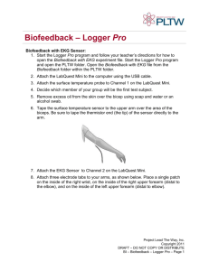 Biofeedback – Logger Pro