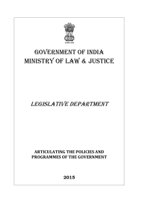 "E-Book" : English - Ministry of Law and Justice