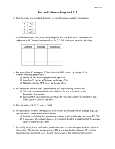 Additional Review Problems for Ch.6-7-8