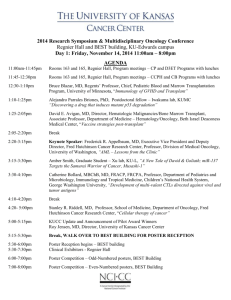 2014 Research Symposium & Multidisciplinary Oncology Conference