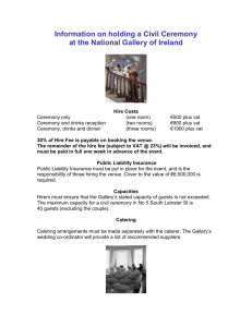 For all events taking place within the National Gallery of Ireland