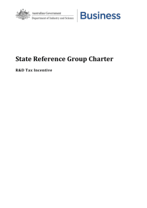 SRG Charter - Business.gov.au