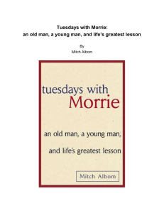 Albom_Tuesdays with Morrie -