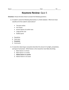 Keystone 5 Final Review