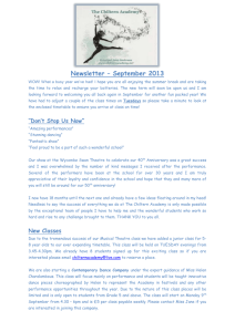 Newsletter sept 2012