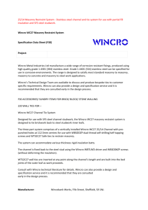 Wincro WC27 Masonry Restraint System