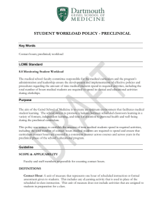 Student Workload Policy