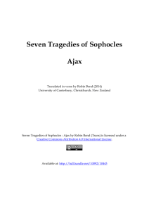 Seven Tragedies of Sophocles - Ajax