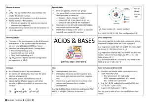 acids and bases - No Brain Too Small