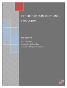 future trends in bioethanol production