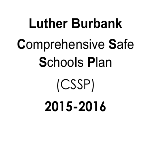 Emergency Procedure - Luther Burbank High School