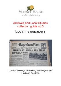Local studies guide5 Local newspapers