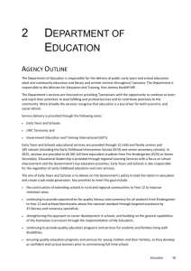 2. Department of Education - Department of Treasury and Finance