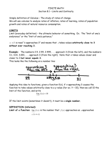 Finite Math - 8.1 Notes