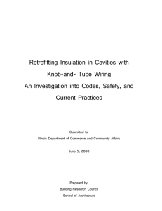 Retrofitting Insulation in Cavities with Knob-and
