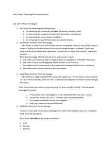 Unit 5 Week 5 Reading Test Prep Questions Use with “Where it All