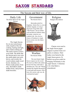 Anglo Saxon Newsletter