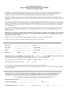 Basketball Registration Form - Mooresville Boys Junior Basketball
