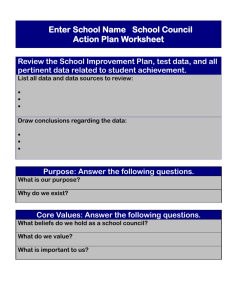 Action Plan Worksheet - GeorgiaEducation.org