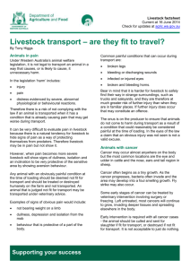 Livestock factsheet - Department of Agriculture and Food
