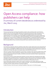 OA compliance how publishers can help 20150325