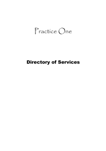 Directory of Services