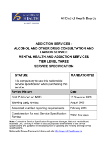 Addiction AOD Consultation and Liaison