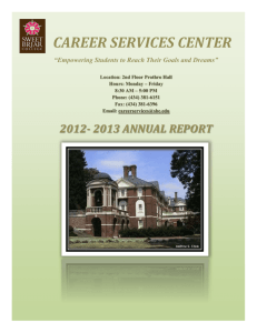 Career Services Annual Report