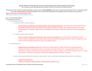 SDPBC Guidance SIP Document - the School District of Palm Beach
