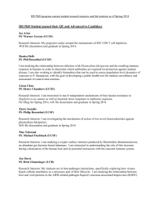 IDI PhD program current student research projects and lab rotation