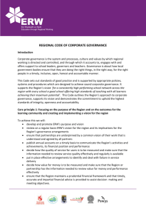 regional code of corporate governance
