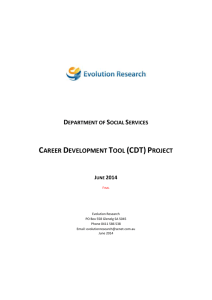 career development tool (cdt) project