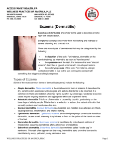 Eczema Treatment - Wellness Practices of America