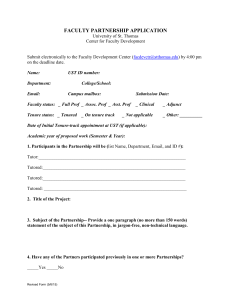 faculty partnership application