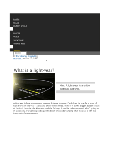 What is a light