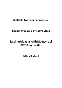 Sheffield Fairness Commission Report