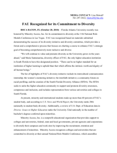 FAU Recognized for its Commitment to Diversity