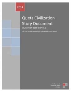 Quetz Civilization Story Document
